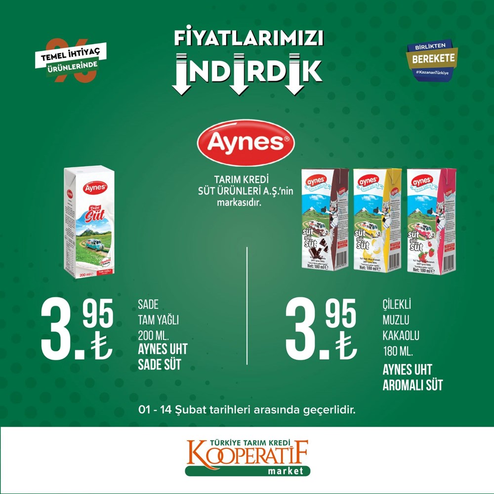 Tarım Kredi Kooperatif Market güncel indirimli ürünler listesini paylaştı Tarım Kredi Kooperatif Market yeni indirimli ürünler listesi belli oldu (1-14 Şubat güncel indirimli ürünler kataloğu) - 33