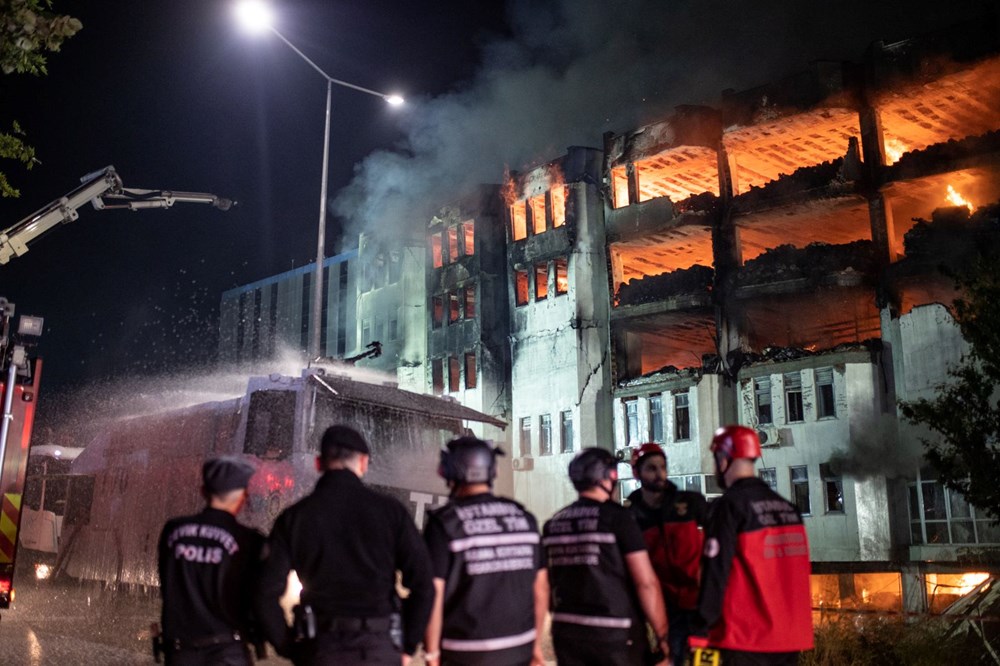 Başakşehir İkitelli Organize Sanayi Bölgesi'nde yangın - 12