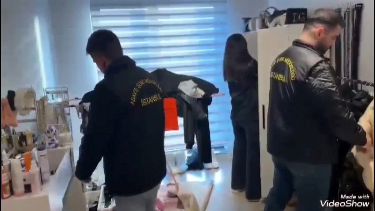Baskınlarda organize şekilde fuhuş yaptıran 8 şüpheli gözaltına alındı.