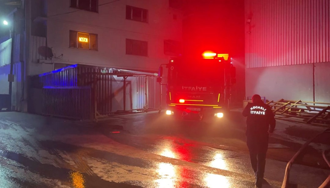 Kocaeli'de fabrika yangını