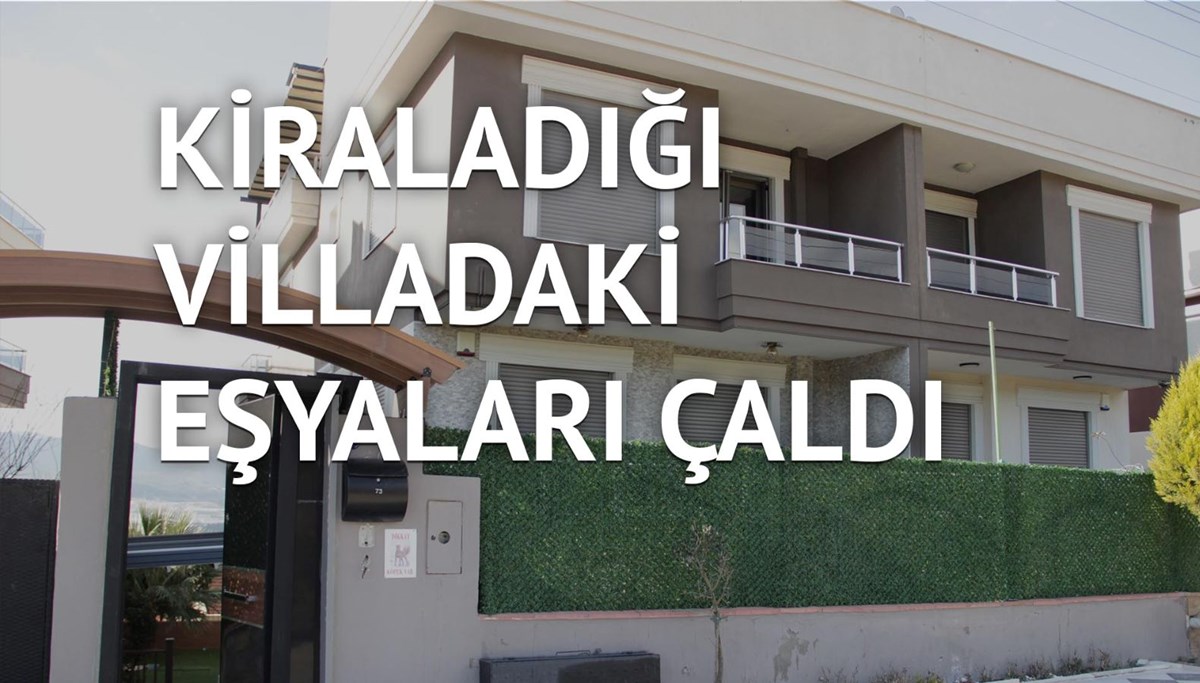 Doğalgaz sayacı, saksılar, havuz motoru ''İş adamıyım'' dedi, her şeyi alıp gitti