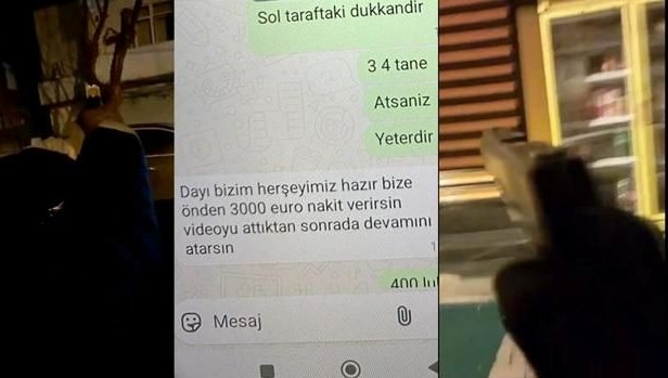 Haraç çetesinin WhatsApp yazışmaları: 