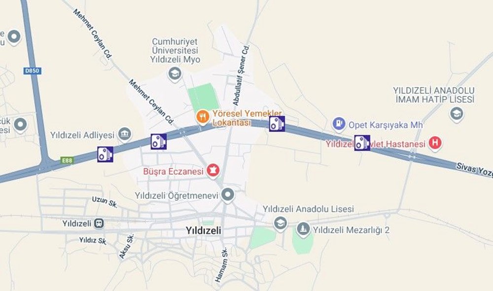 Yola çıkacaklar dikkat... Sabit radar noktaları belli oldu - 59