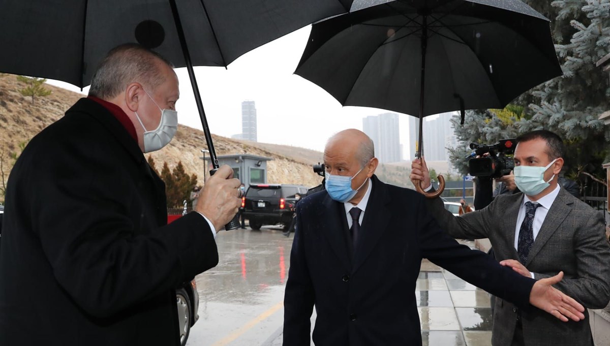 SON DAKİKA HABERİ: Cumhurbaşkanı Erdoğan'dan, Bahçeli'ye evinde ziyaret