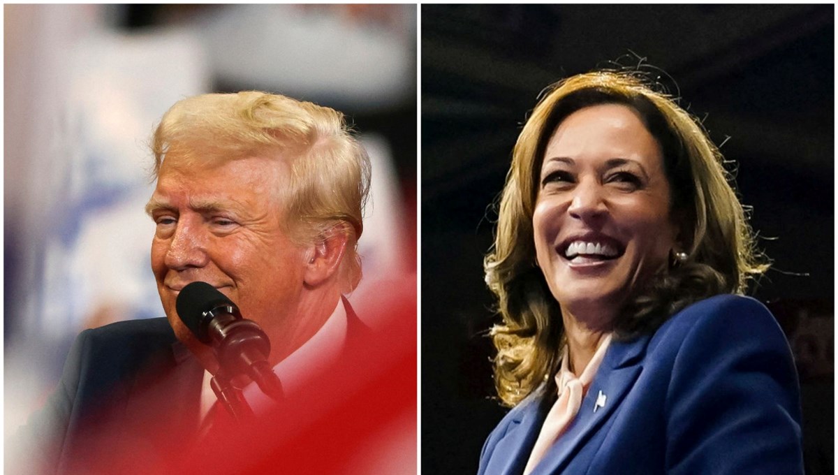 Harris üç kilit eyalette Trump'ın önünde: Harris üç kilit eyalette Trump'ın önünde: