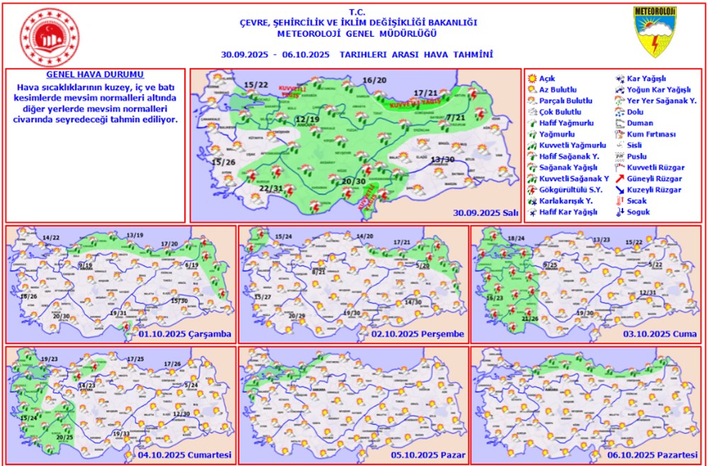 Hava sıcaklığı düşmeye devam edecek: Doğu Karadeniz için kuvvetli yağış uyarısı - 4