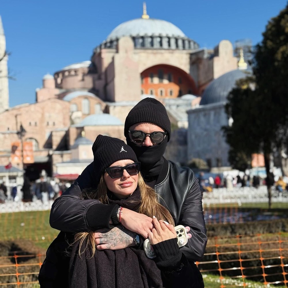 Icardi ve sevgilisi China Suarez'in İstanbul turundan yeni fotoğraflar: Tanınmamak için maske taktı! - 10