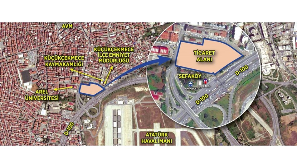 TOKİ'nin Küçükçekmece'deki arsasına 900 milyon lira teklif