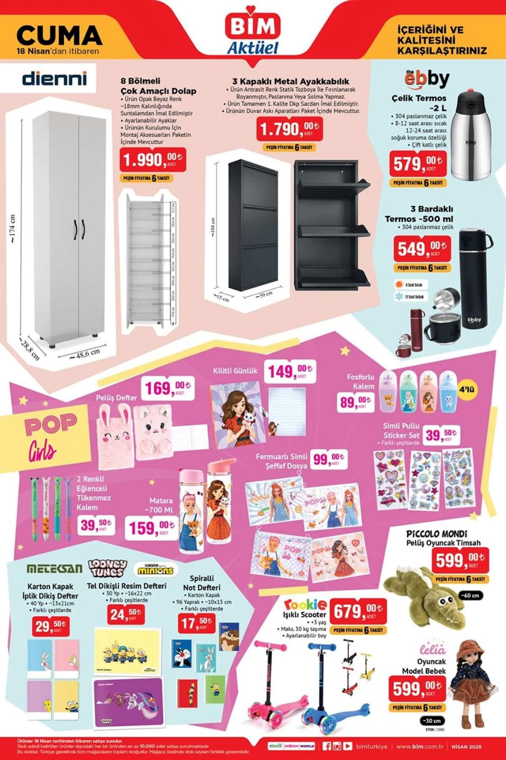 BİM Aktüel Kataloğu (19 Nisan Cuma) | Klima, klavye-mouse, televizyon ve elektronik mutfak eserleri geliyor 74