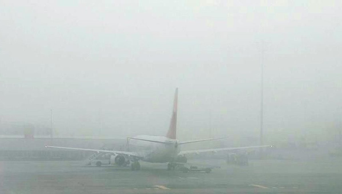 Gaziantep'te hava seferlerine sis engeli