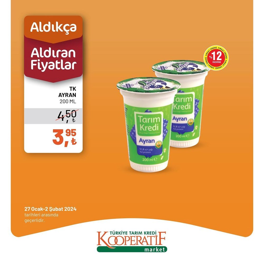 Tarım Kredi Kooperatif Market'te şubat ayına özel yeni indirimli ürünler listesi (29 Ocak-2 Şubat 2024 Tarım Kredi Market indirimleri) - 18