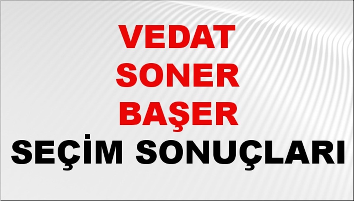 Vedat Soner Başer Seçim Sonuçları 2024 Canlı: 31 Mart 2024 Türkiye Vedat Soner Başer Yerel Seçim Sonucu ve İlçe İlçe YSK Oy Sonuçları Son Dakika Vedat Soner Başer Seçim Sonuçları 2024 Canlı: 31 Mart 2024 Türkiye Vedat Soner Başer Yerel Seçim Sonucu ve İlçe İlçe YSK Oy Sonuçları Son Dakika