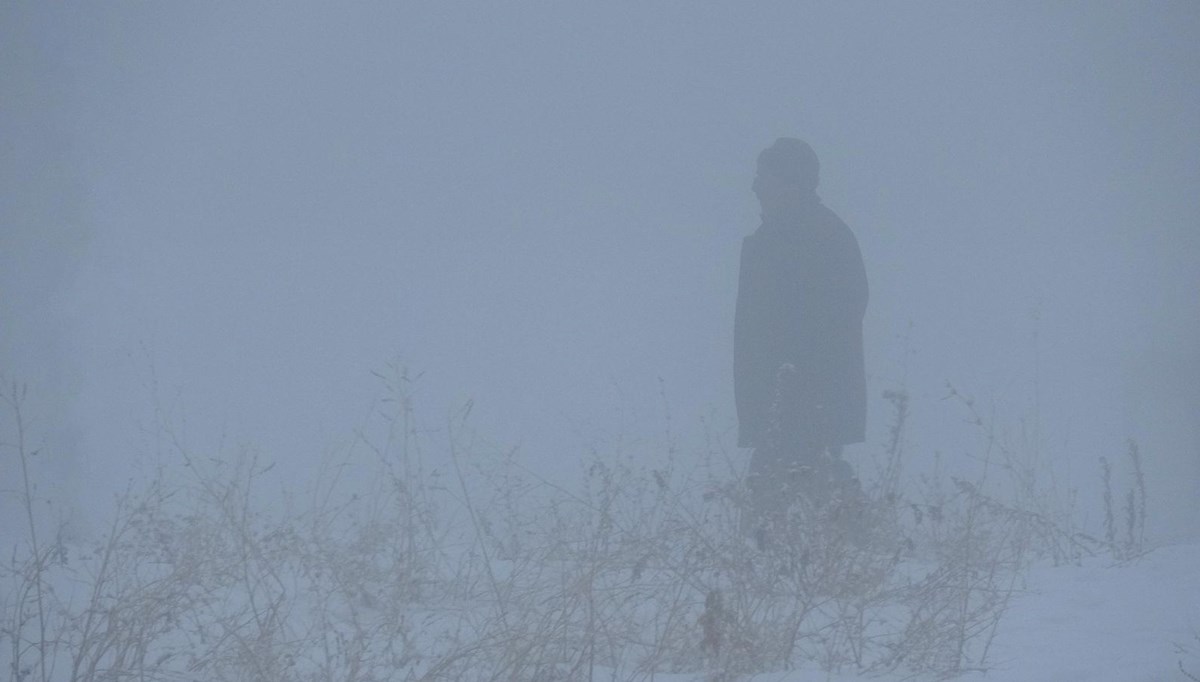 Erzurum'da sis etkili oldu