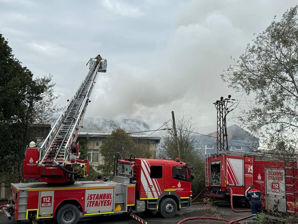 İstanbul'da fabrika yangını - 5