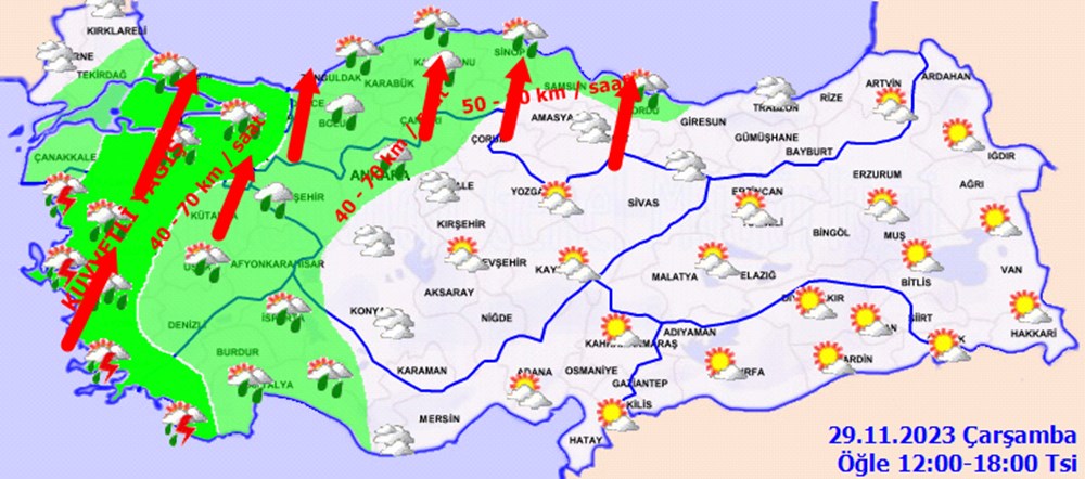 İstanbul ve 19 il için sağanak yağış uyarısı - 8