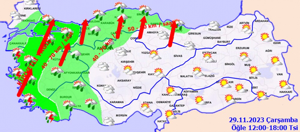 İstanbul ve 19 il için sağanak yağış uyarısı - 8
