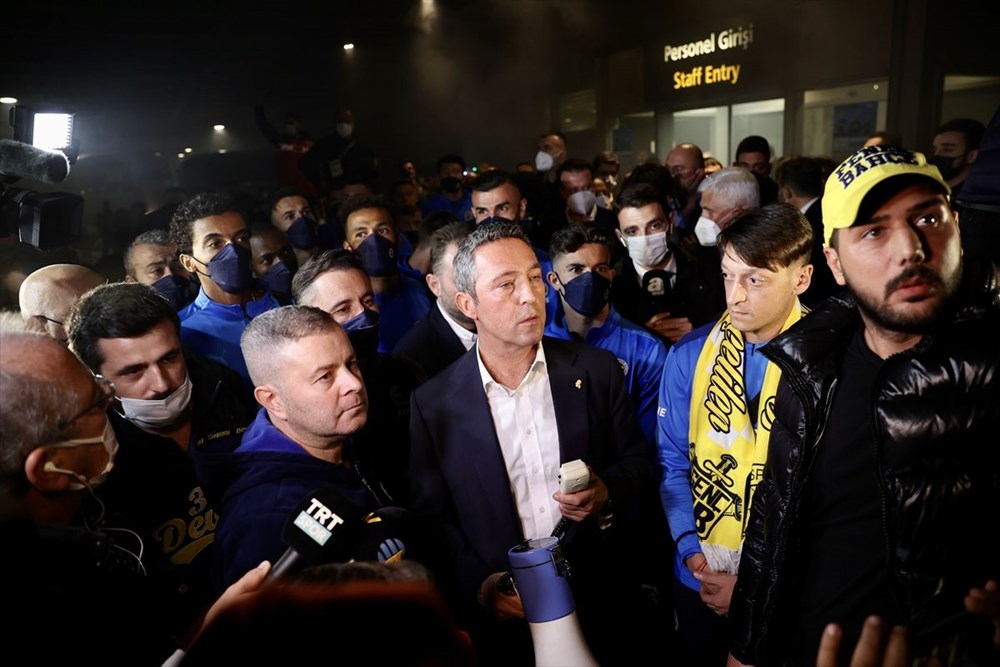 Fenerbahçe kafilesine havalimanında karşılama - 2