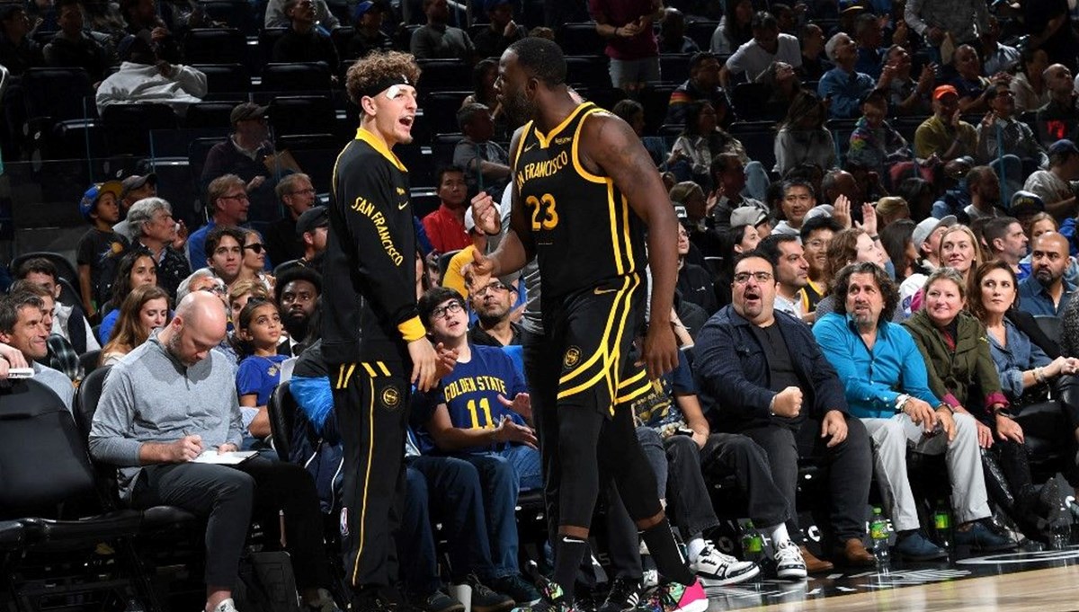 NBA'de Warriors-Timberwolves maçındaki kavgaya karışan Draymond Green'e 5 maç ceza NBA'de Warriors-Timberwolves maçındaki kavgaya karışan Draymond Green'e 5 maç ceza