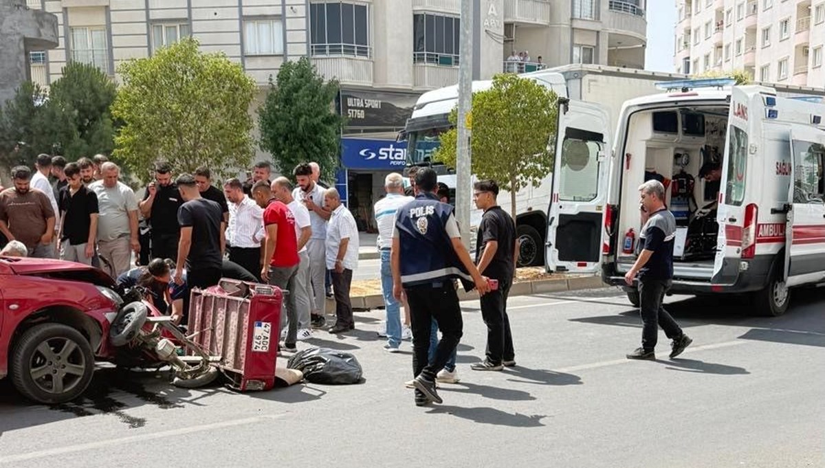 Mardin’de trafik kazası: 2 yaralı