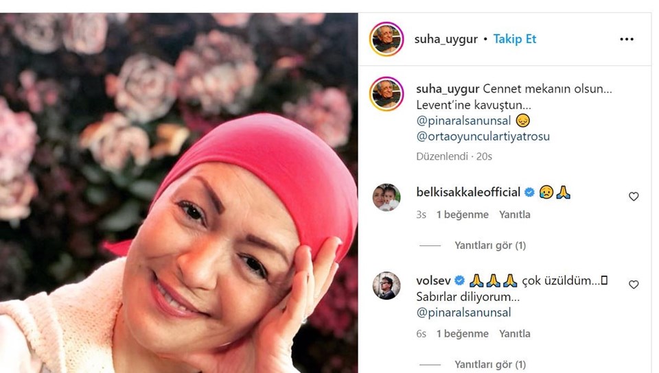 Tiyatro sanatçısı Pınar Alsan Ünsal hayatını kaybetti - 1