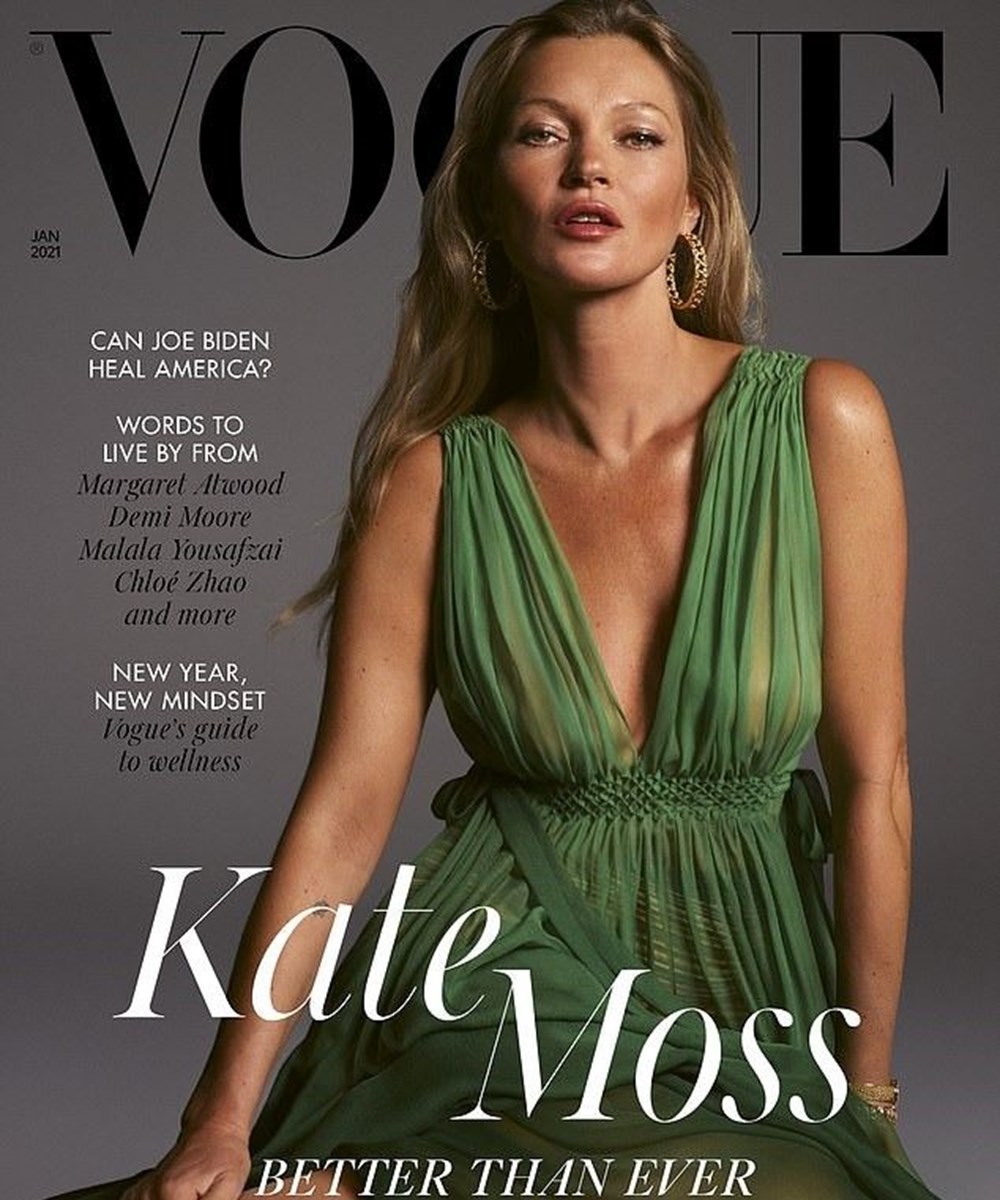 Kate Moss'tan 28 yıl sonra aynı poz - 1