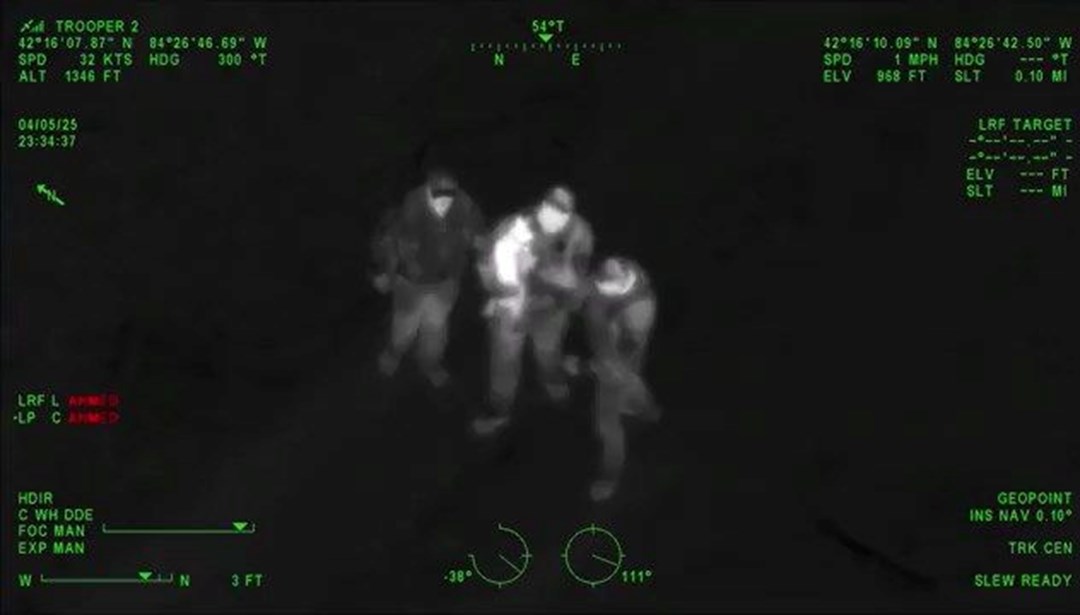 Kaybolan 2 yaşındaki çocuk termal kamera ile bulundu