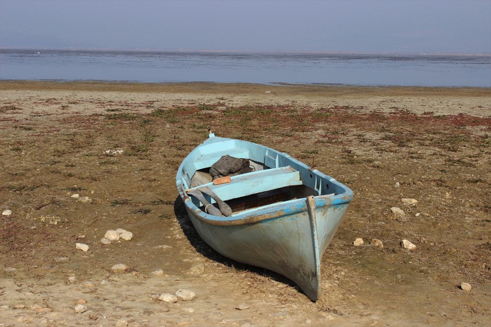 'Kuş cenneti' Marmara Gölü'nde derinlik 40 santimetreye düştü - 2