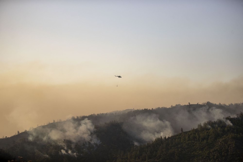 Marmaris'te orman yangını: Bakanlar son durumu açıkladı - 35