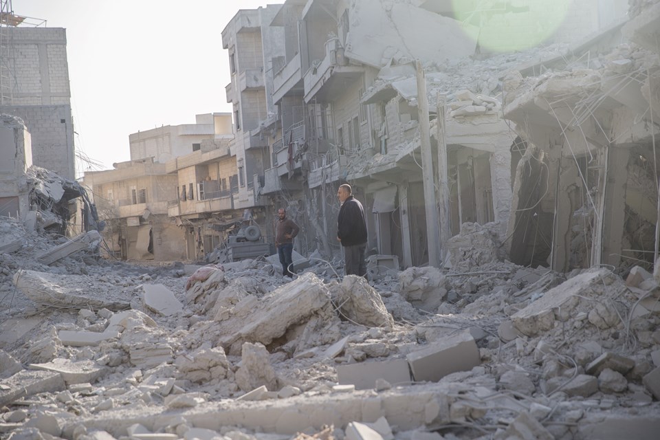 Afrin'de terör örgütünün tuzakladığı binada patlama: 11 ölü - 4