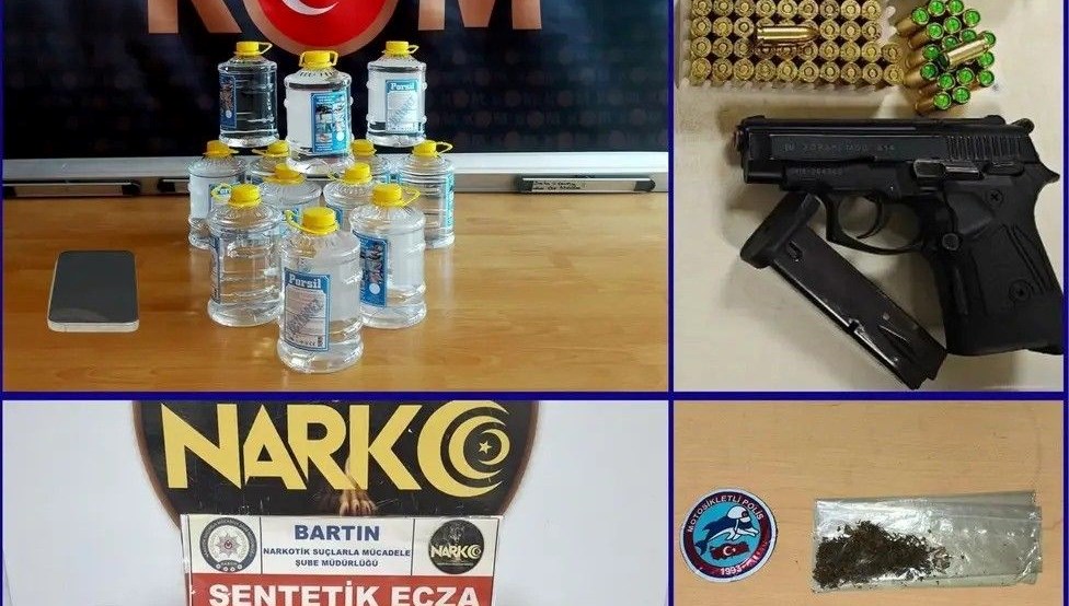 Bartın'da bir haftada araması bulunan 6 kişi yakalandı