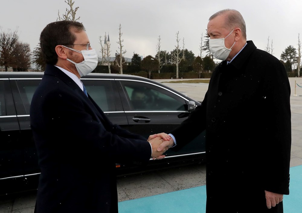 Cumhurbaşkanı Erdoğan ve İsrail Cumhurbaşkanı Herzog, Ankara'da bir araya geldi - 4