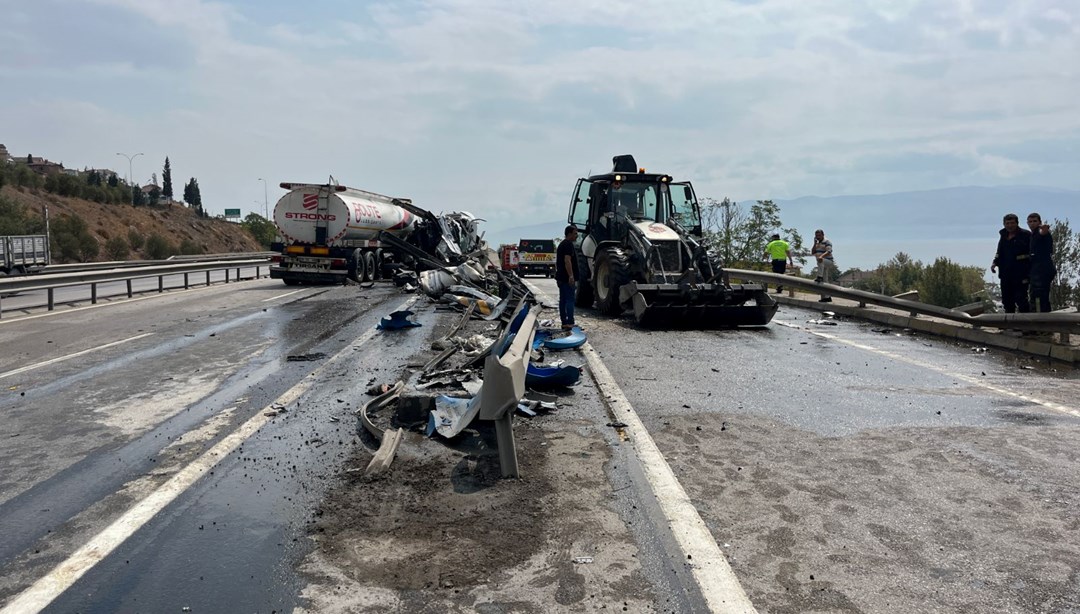 D-100 savaş alanına döndü! Ankara yönünde trafik durdu