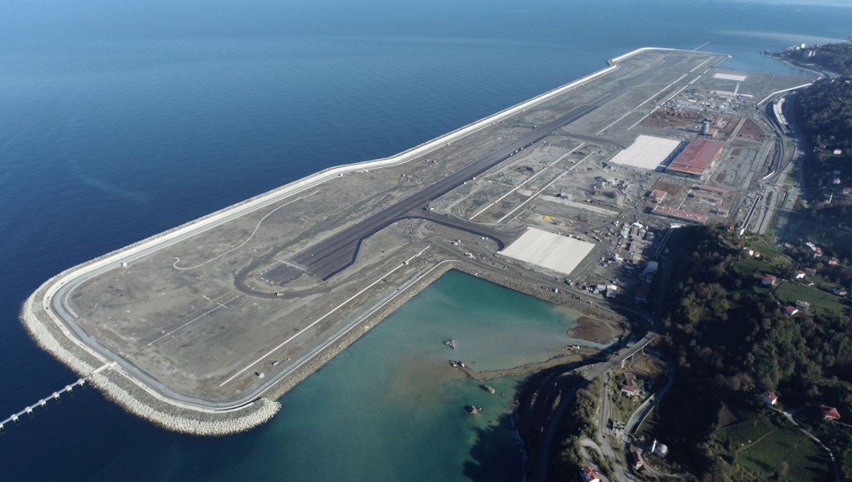 Türkiye yüz ölçümünü değiştiren deniz dolgusu uydu fotoğraflarında