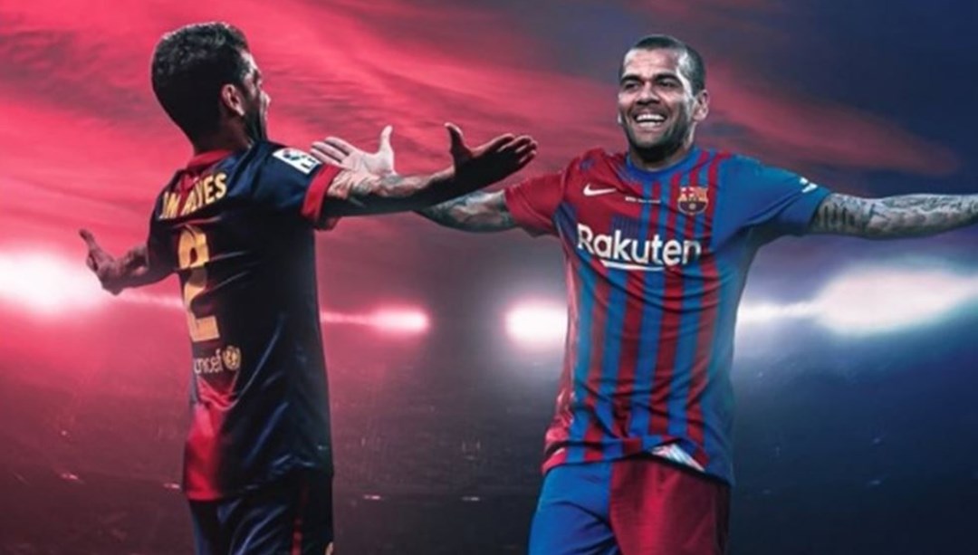 Dani Alves, Barcelona ile sözleşme imzaladı