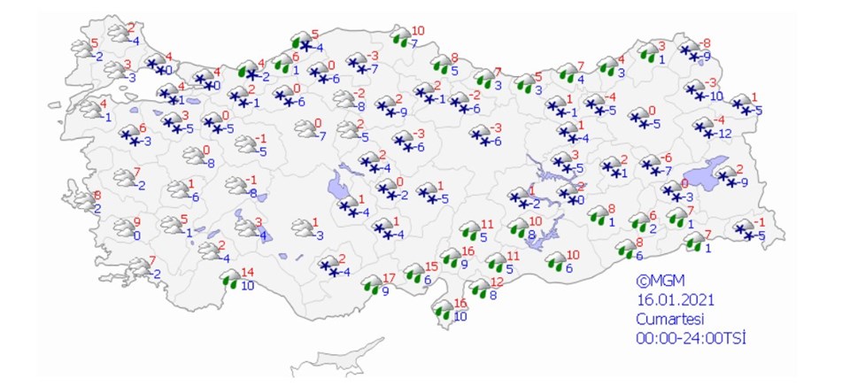 Hava durumu: Meteoroloji'den İstanbul için kar yağışı tahmini - 2