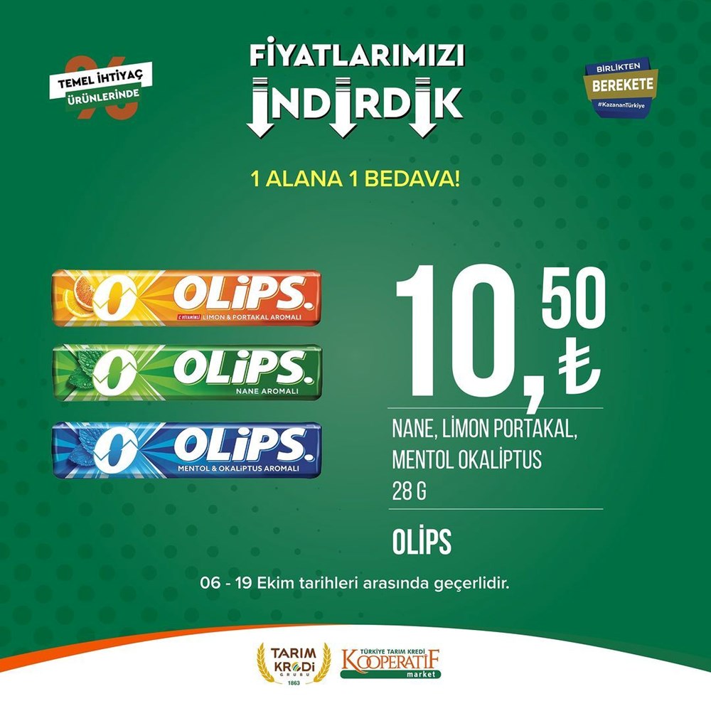 İNDİRİM BUGÜN BAŞLADI! Tarım Kredi Kooperatifi Market İndirim Kataloğu | Siirt Olay Haber Tarım Kredi Kooperatif Market ekim ayına özel yeni indirimli ürünler listesi: Yüzde 50 indirim bugün başlıyor (16 Ekim-2 Kasım 2023 Tarım Kredi Market indirimleri) - 58