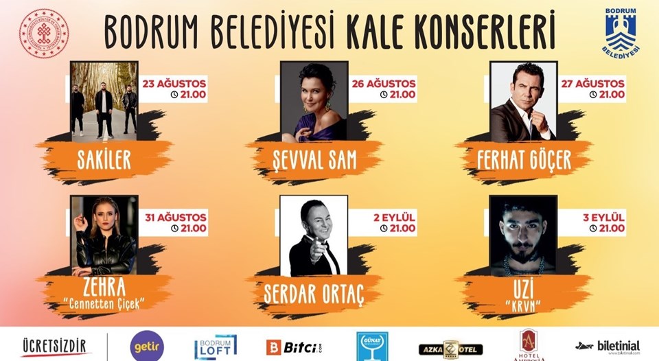 Bodrum halk konserlerine yıldız isimler yağacak - 2