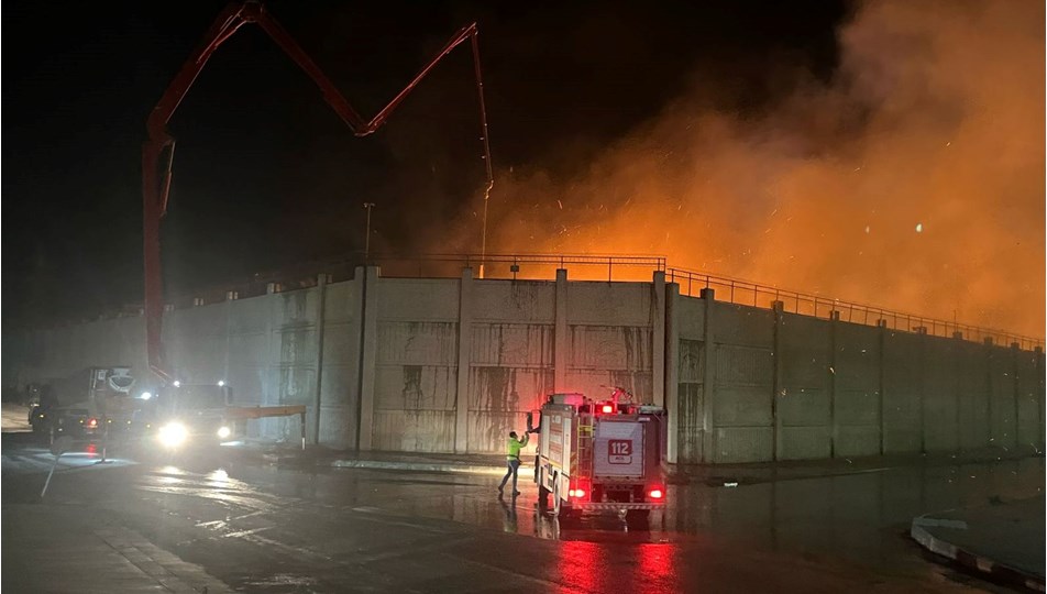 Aydın'da fabrika yangını: 46 saat sonra kontrol altında