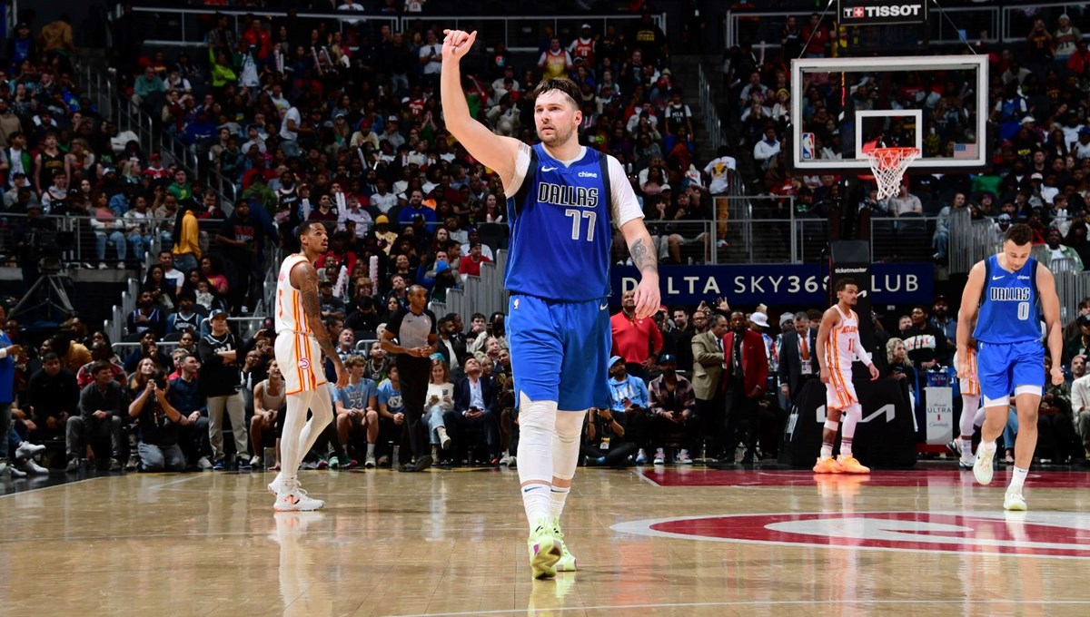 Luka Doncic 73 sayı ile NBA tarihine geçti Luka Doncic 73 sayı ile NBA tarihine geçti