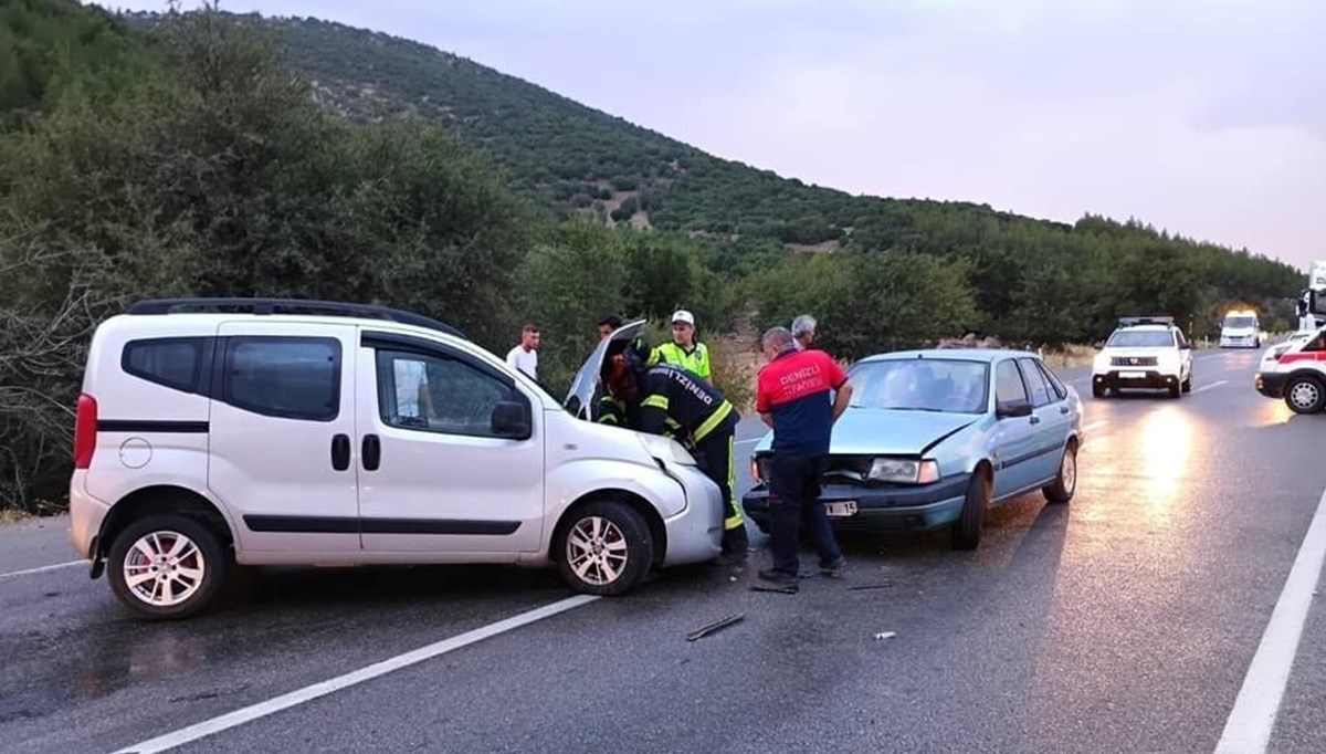 Otomobil karşı yönden gelen araçla çarpıştı: 2 yaralı