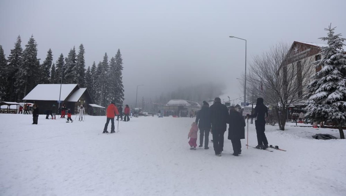 Ilgaz Dağı’nda yarıyıl tatili yoğunluğu