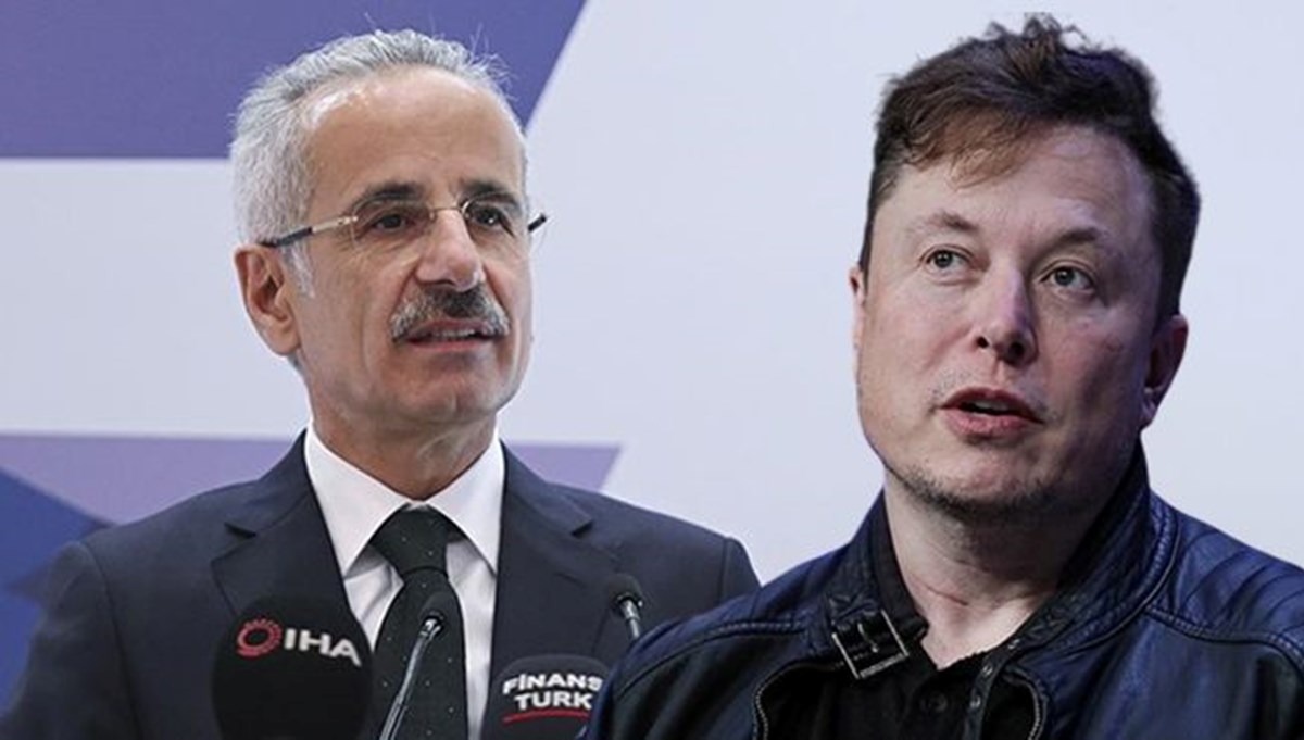 Bakan Uraloğlu'dan Elon Musk'a teşekkür Bakan Uraloğlu'dan Elon Musk'a teşekkür