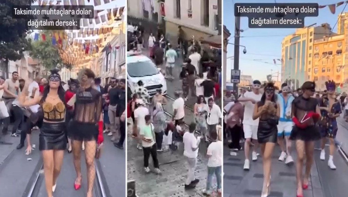 İstiklal Caddesi'nde sahte dolar dağıtanlar hakkında karar İstiklal Caddesi'nde sahte dolar dağıtanlar hakkında karar