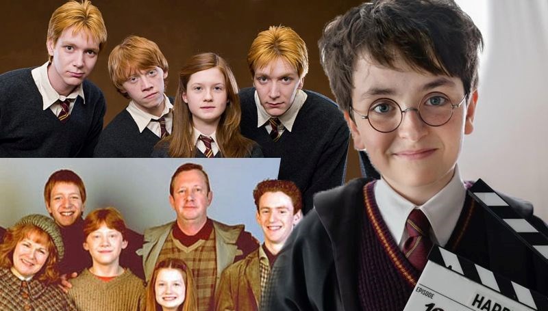 Harry Potter dizisinde Weasley ailesi  sürprizi
