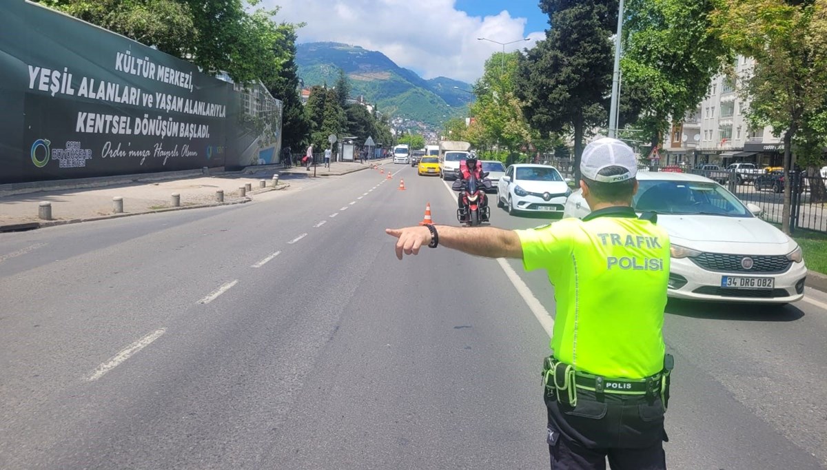 Ordu’da bir haftada 14 binden fazla araç ve sürücüsü denetlendi