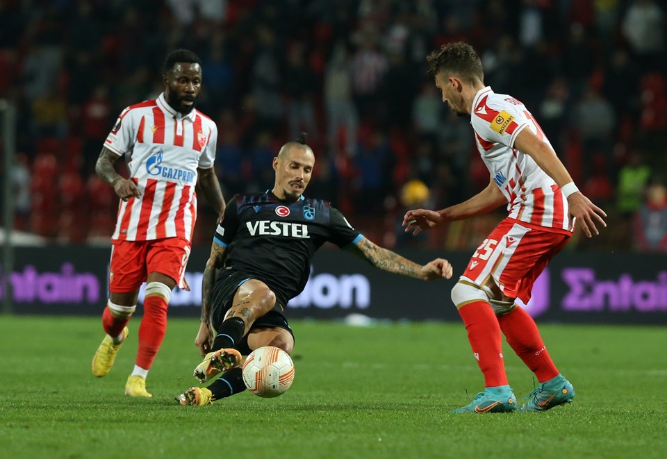 Avrupa Ligi: Trabzonspor Sırbistan'da kayıp (Kızılyıldız-Trabzonspor maç sonucu) - 1