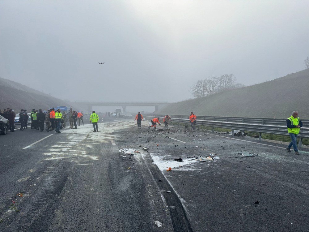 Kuzey Marmara Otoyolu'nda zincirleme kaza: 10 kişi öldü, 59 kişi yaralandı - 35