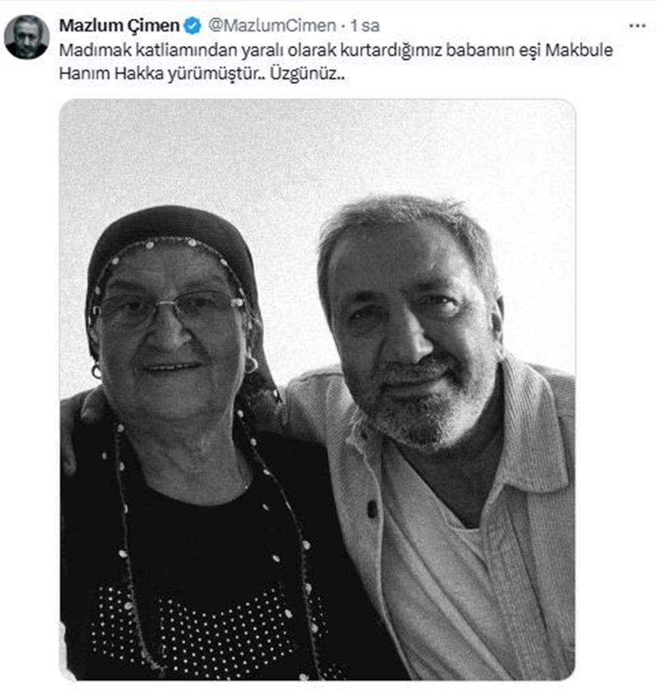 Nesimi Çimen'in eşi Makbule Çimen yaşamını yitirdi - 1