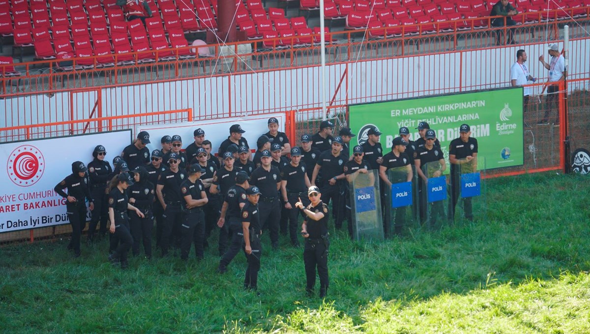 Kırkpınar'da 2 bin 734 polis görev yapıyor