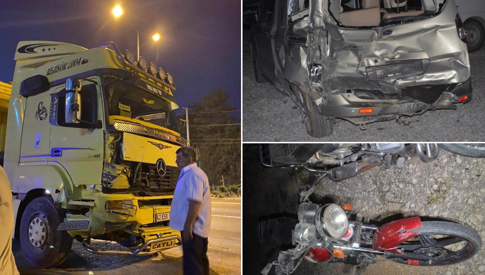 Alkollü TIR şoförü ilçeyi birbirine kattı! Yarım saatte 3 kazaya yarıştı: 2 kişi öldü, 2 kişi yaralandı